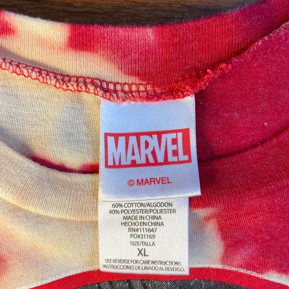 Marvel Deadpool custom bleached T-shirt - Picture 3 of 3